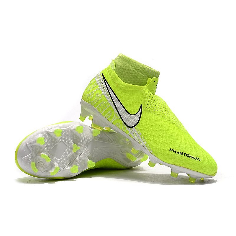 Nike Phantom VSN Elite DF FG Volt Bílý